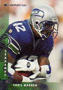 Chris Warren Seattle Seahawks 1997 Donruss NFL #46